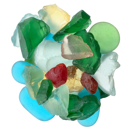 Mixed Aqua Sea Glass Gems By Ashland&#xAE;